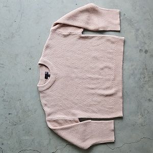 Dusty Pink boxy crop sweater TOPSHOP size 8 medium